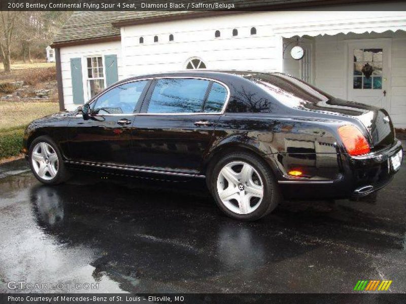 Diamond Black / Saffron/Beluga 2006 Bentley Continental Flying Spur 4 Seat