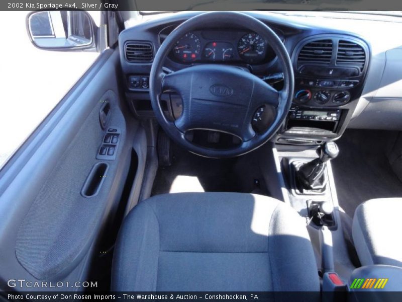 Silver / Gray 2002 Kia Sportage 4x4