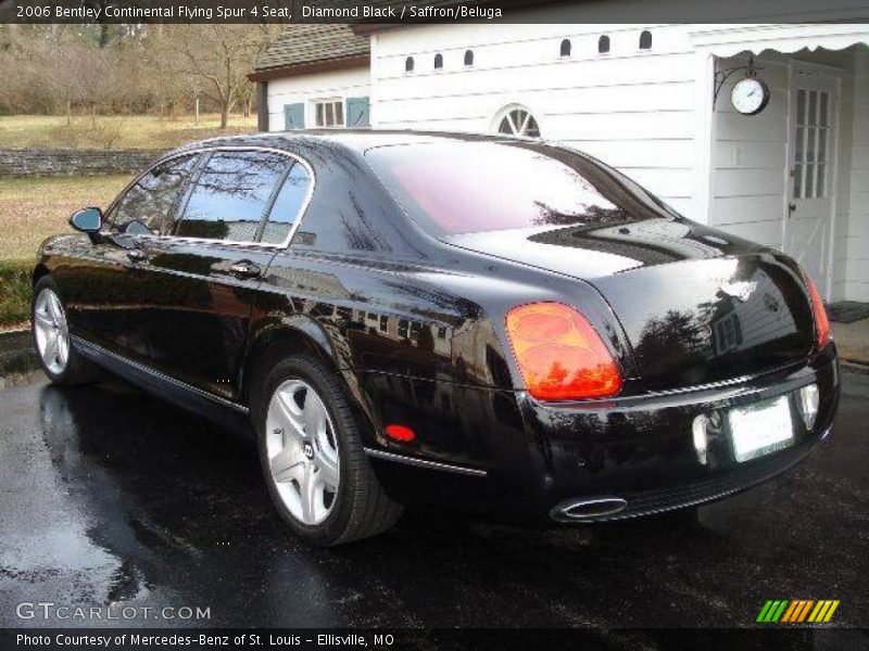 Diamond Black / Saffron/Beluga 2006 Bentley Continental Flying Spur 4 Seat