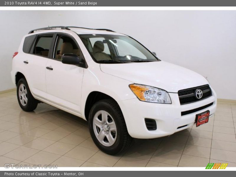 Super White / Sand Beige 2010 Toyota RAV4 I4 4WD