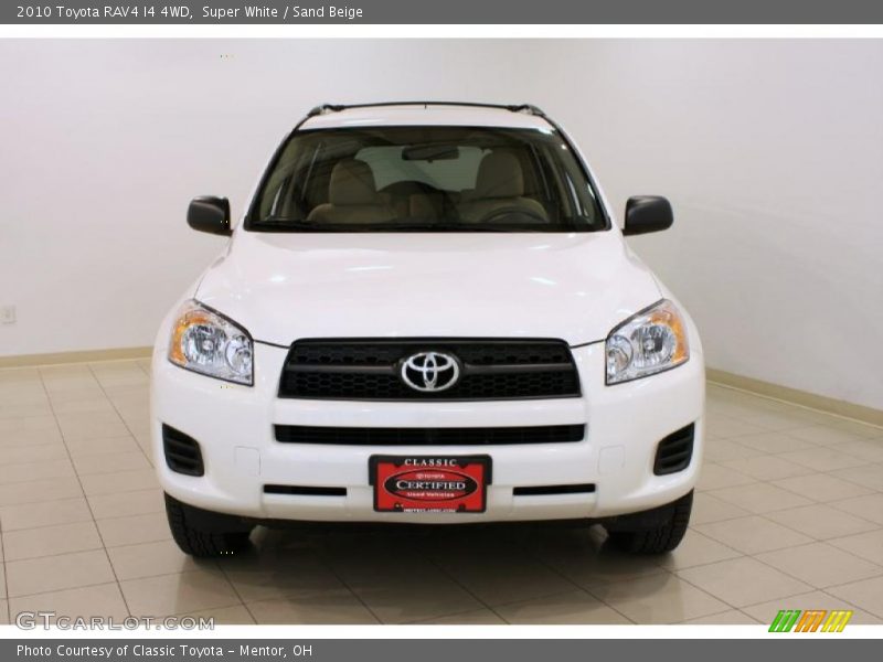 Super White / Sand Beige 2010 Toyota RAV4 I4 4WD