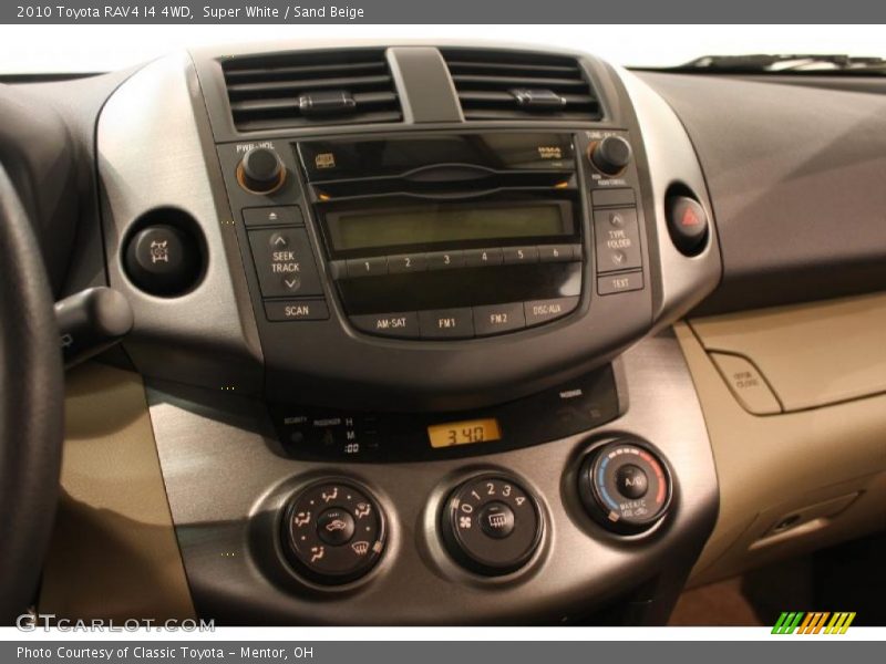 Super White / Sand Beige 2010 Toyota RAV4 I4 4WD