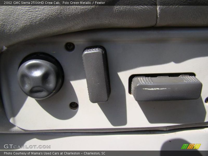 Polo Green Metallic / Pewter 2002 GMC Sierra 2500HD Crew Cab