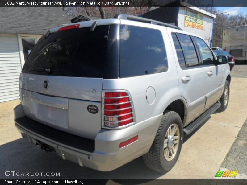 Silver Frost Metallic / Dark Graphite 2002 Mercury Mountaineer AWD