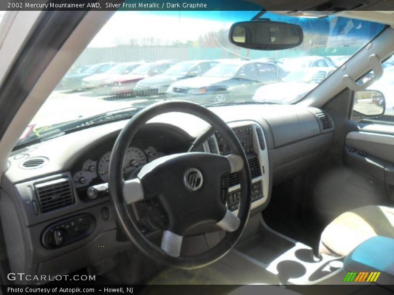 Silver Frost Metallic / Dark Graphite 2002 Mercury Mountaineer AWD