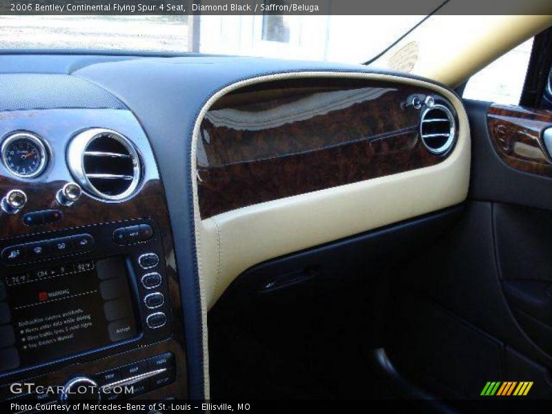 Diamond Black / Saffron/Beluga 2006 Bentley Continental Flying Spur 4 Seat
