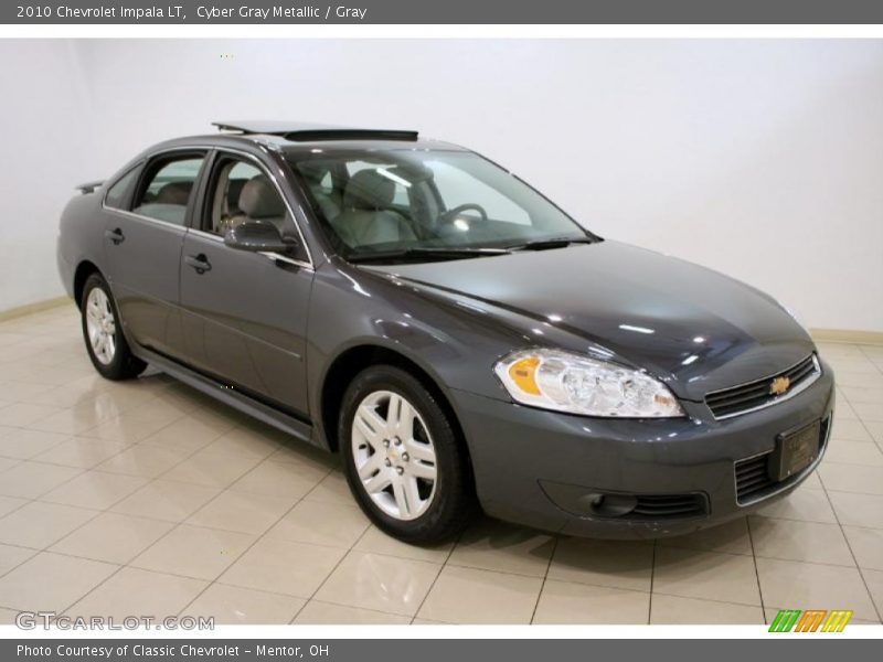 Cyber Gray Metallic / Gray 2010 Chevrolet Impala LT