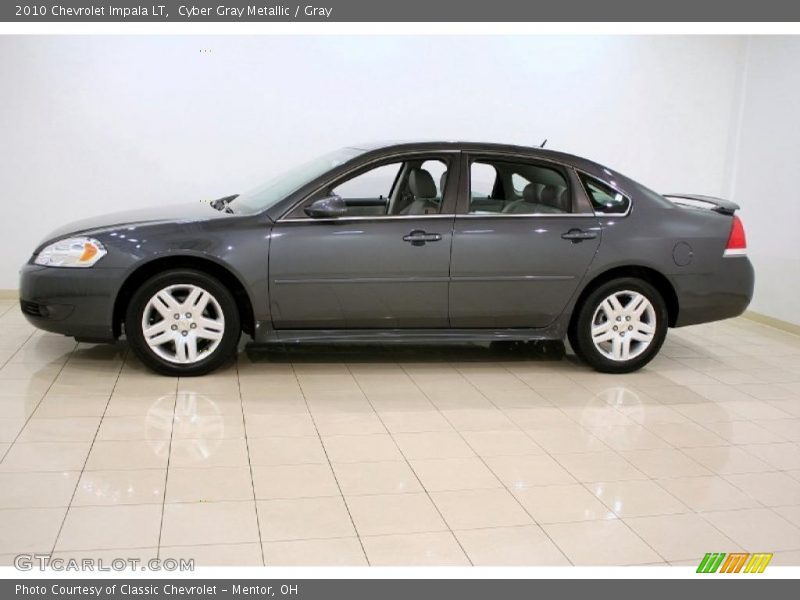 Cyber Gray Metallic / Gray 2010 Chevrolet Impala LT