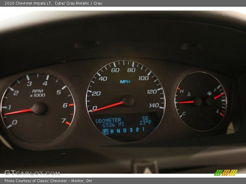 Cyber Gray Metallic / Gray 2010 Chevrolet Impala LT