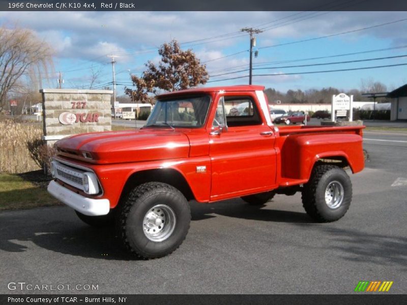 Red / Black 1966 Chevrolet C/K K10 4x4