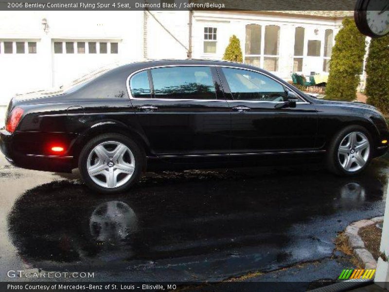 Diamond Black / Saffron/Beluga 2006 Bentley Continental Flying Spur 4 Seat