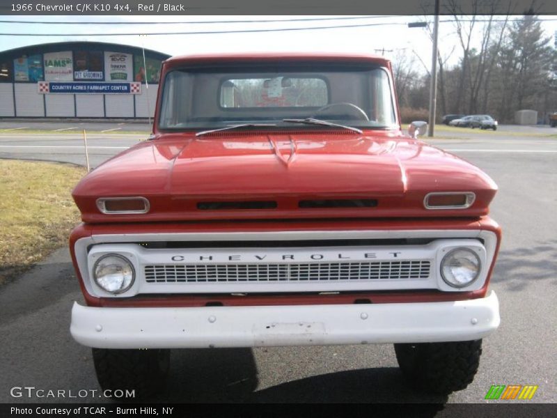 Red / Black 1966 Chevrolet C/K K10 4x4