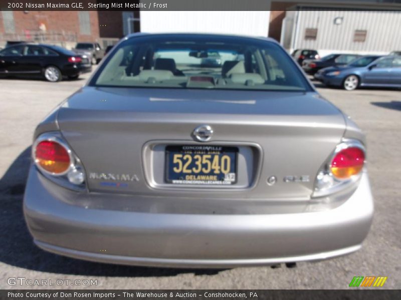 Sterling Mist Metallic / Frost 2002 Nissan Maxima GLE