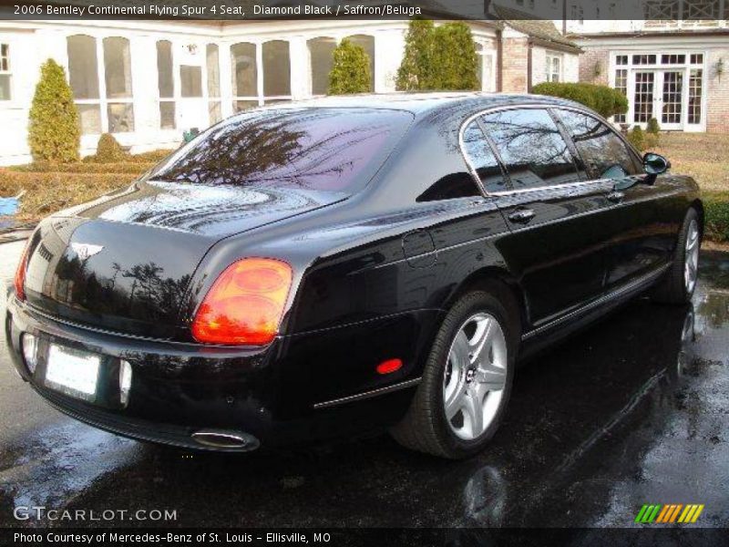 Diamond Black / Saffron/Beluga 2006 Bentley Continental Flying Spur 4 Seat