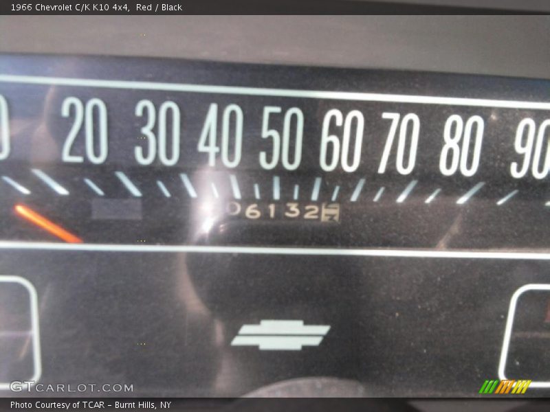 Red / Black 1966 Chevrolet C/K K10 4x4