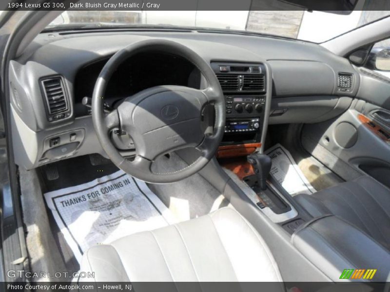 Dark Bluish Gray Metallic / Gray 1994 Lexus GS 300