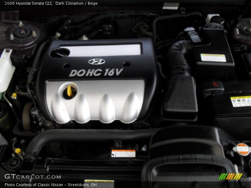  2006 Sonata GLS Engine - 2.4 Liter DOHC 16V VVT 4 Cylinder