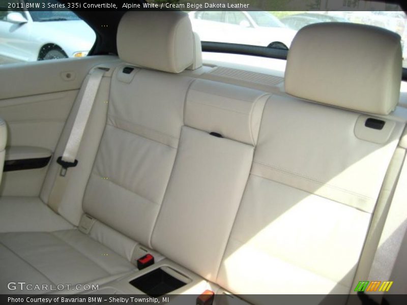  2011 3 Series 335i Convertible Cream Beige Dakota Leather Interior
