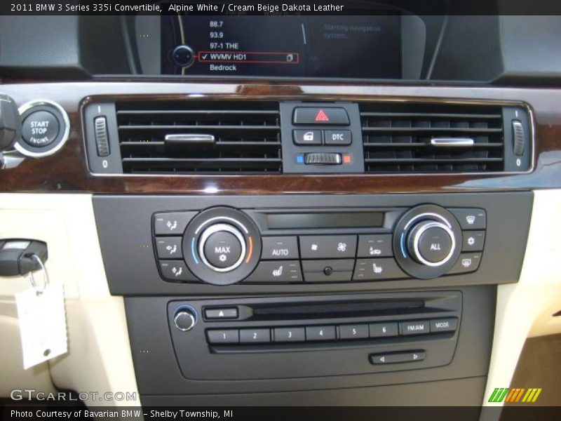 Controls of 2011 3 Series 335i Convertible