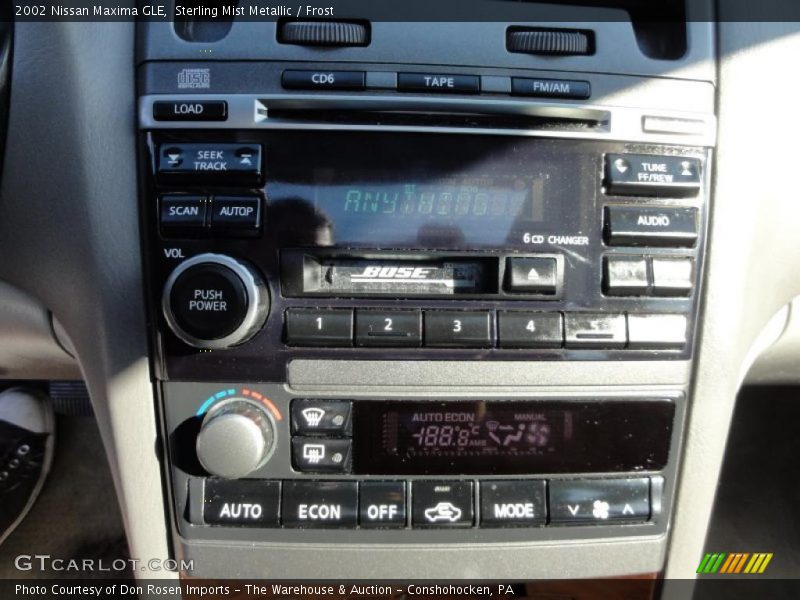 Sterling Mist Metallic / Frost 2002 Nissan Maxima GLE