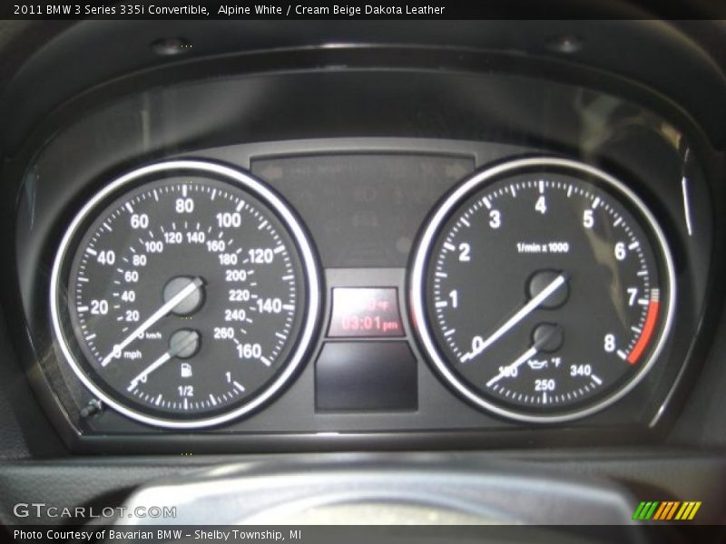  2011 3 Series 335i Convertible 335i Convertible Gauges