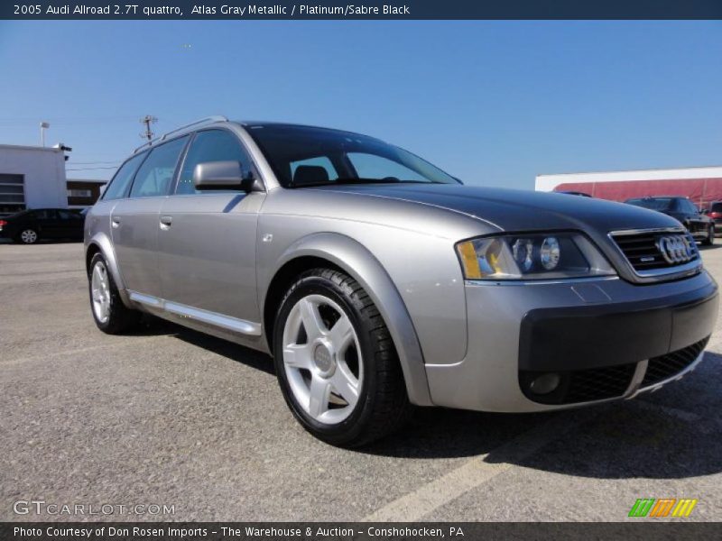 Atlas Gray Metallic / Platinum/Sabre Black 2005 Audi Allroad 2.7T quattro