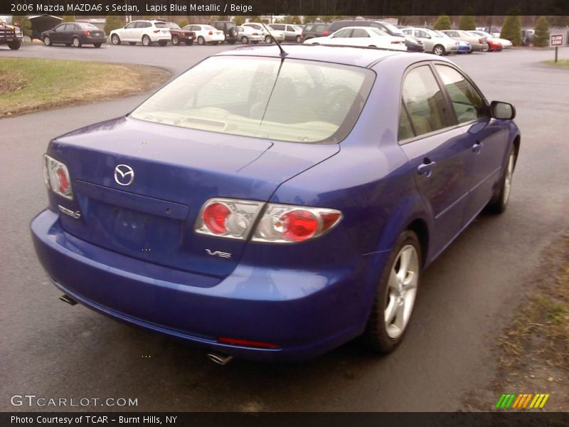 Lapis Blue Metallic / Beige 2006 Mazda MAZDA6 s Sedan