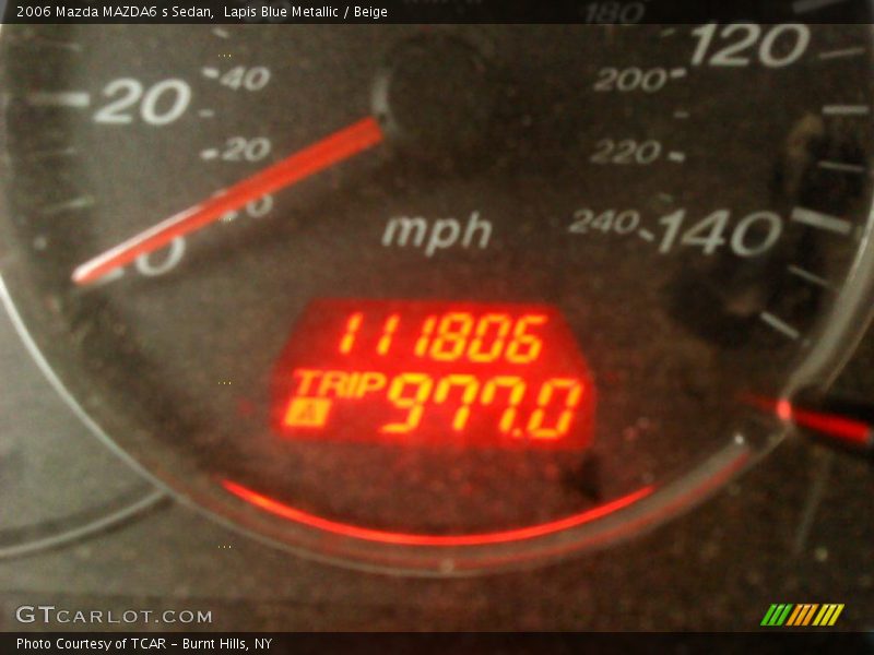 Lapis Blue Metallic / Beige 2006 Mazda MAZDA6 s Sedan