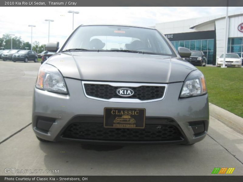 Titanium / Gray 2010 Kia Rio LX Sedan