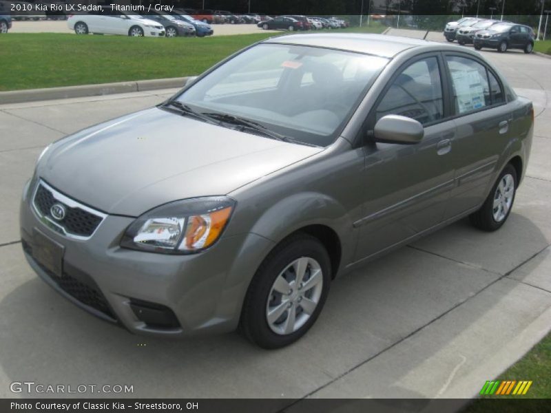 Titanium / Gray 2010 Kia Rio LX Sedan