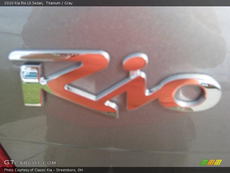 Titanium / Gray 2010 Kia Rio LX Sedan