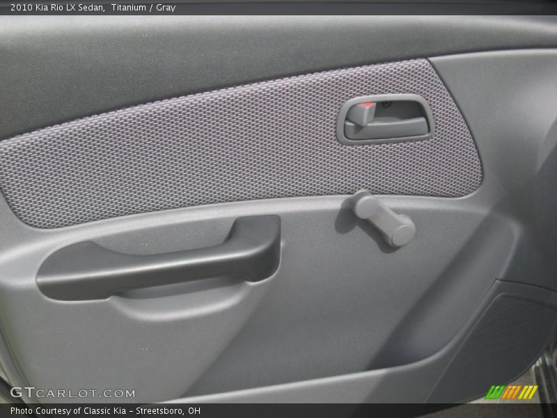Titanium / Gray 2010 Kia Rio LX Sedan