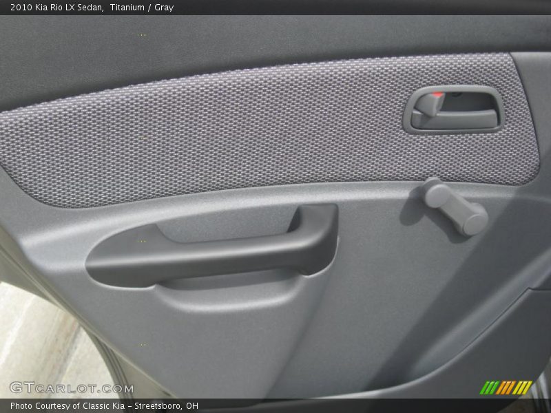 Titanium / Gray 2010 Kia Rio LX Sedan