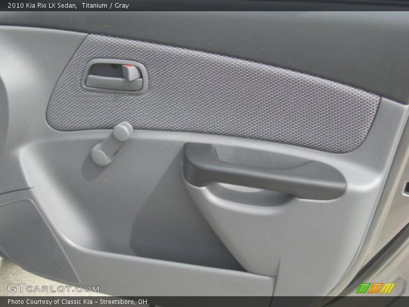 Titanium / Gray 2010 Kia Rio LX Sedan
