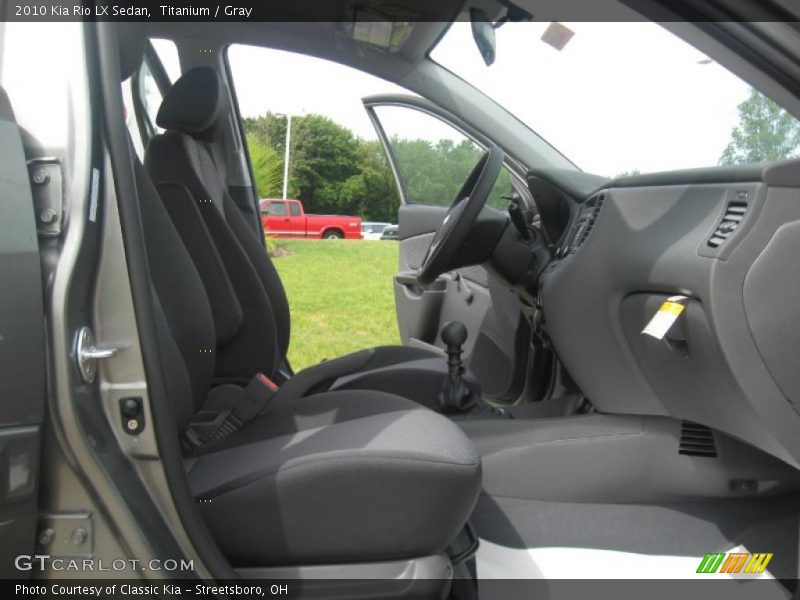 Titanium / Gray 2010 Kia Rio LX Sedan
