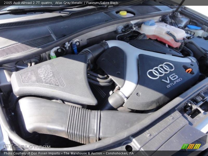  2005 Allroad 2.7T quattro Engine - 2.7 Liter Twin-Turbocharged DOHC 30-Valve V6
