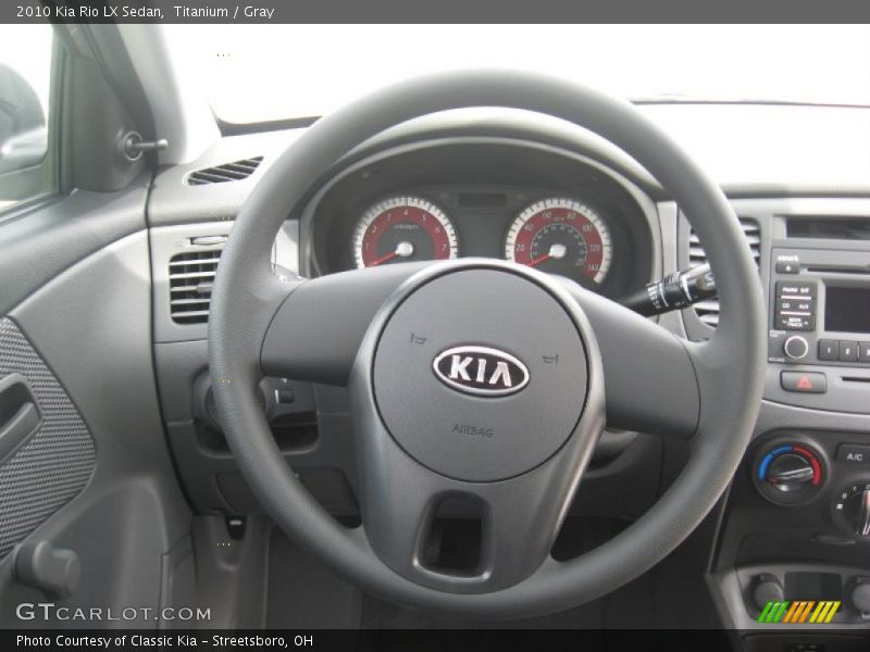 Titanium / Gray 2010 Kia Rio LX Sedan