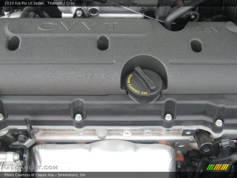 Titanium / Gray 2010 Kia Rio LX Sedan