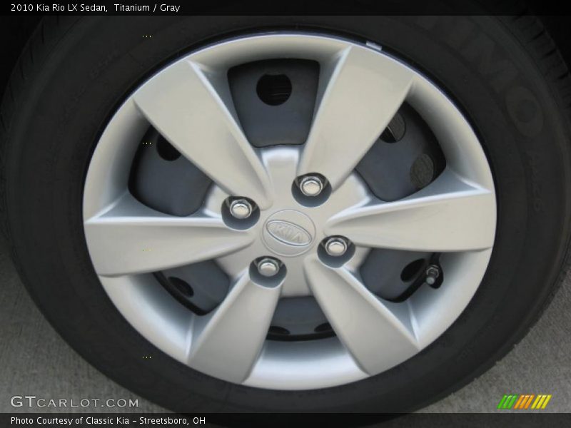Titanium / Gray 2010 Kia Rio LX Sedan