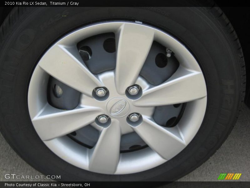 Titanium / Gray 2010 Kia Rio LX Sedan