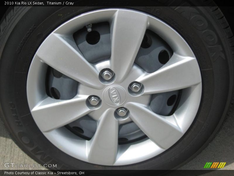 Titanium / Gray 2010 Kia Rio LX Sedan