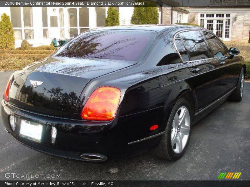 Diamond Black / Saffron/Beluga 2006 Bentley Continental Flying Spur 4 Seat