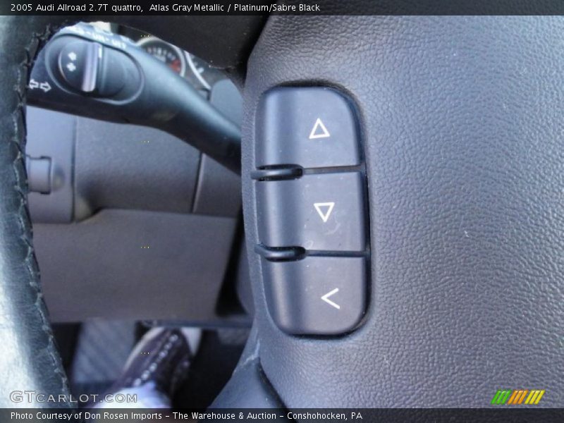 Controls of 2005 Allroad 2.7T quattro