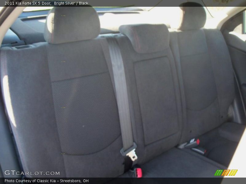 Bright Silver / Black 2011 Kia Forte SX 5 Door