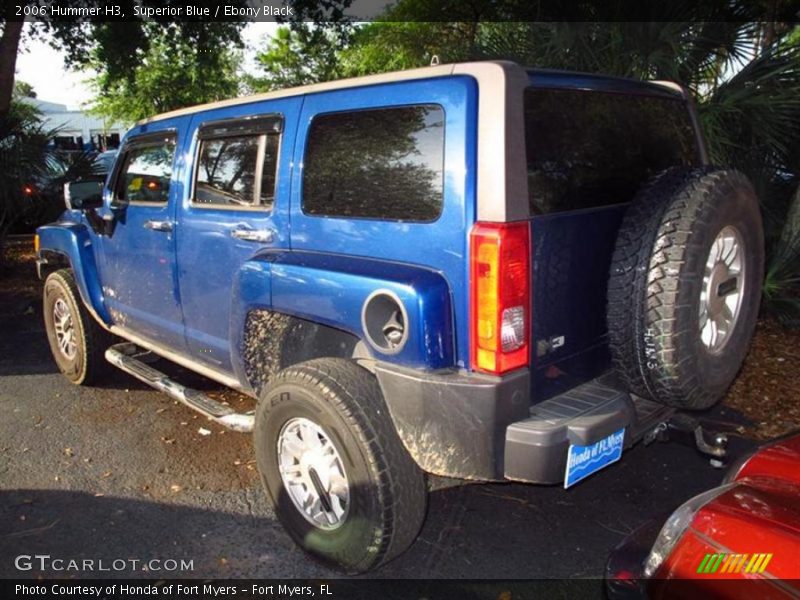 Superior Blue / Ebony Black 2006 Hummer H3