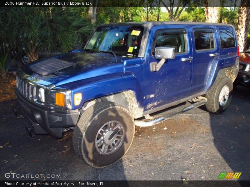Superior Blue / Ebony Black 2006 Hummer H3