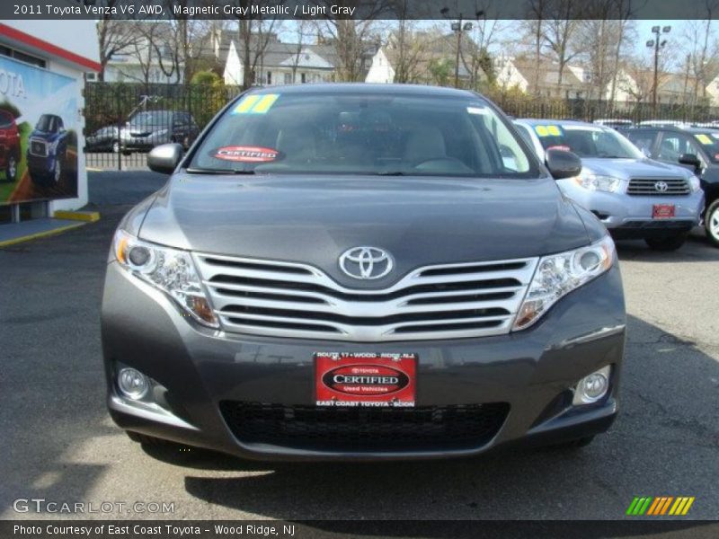 Magnetic Gray Metallic / Light Gray 2011 Toyota Venza V6 AWD