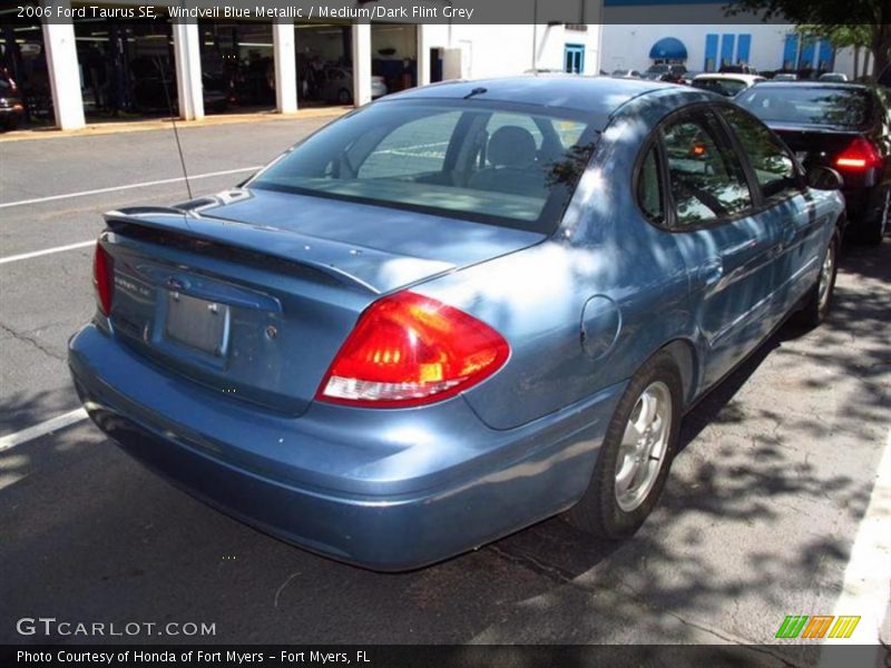 Windveil Blue Metallic / Medium/Dark Flint Grey 2006 Ford Taurus SE