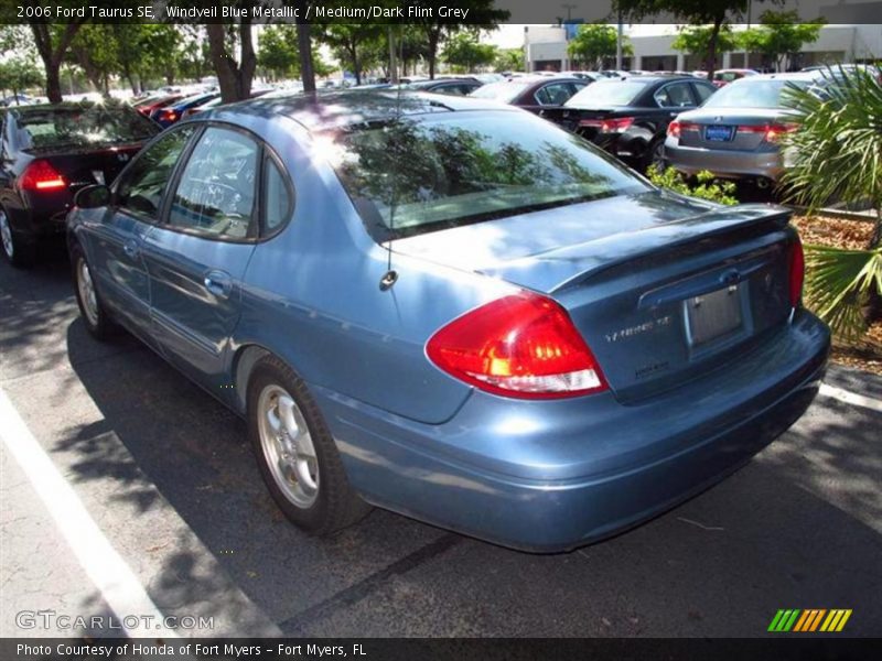 Windveil Blue Metallic / Medium/Dark Flint Grey 2006 Ford Taurus SE