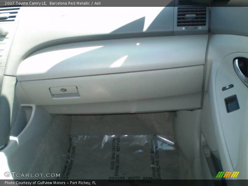 Barcelona Red Metallic / Ash 2007 Toyota Camry LE